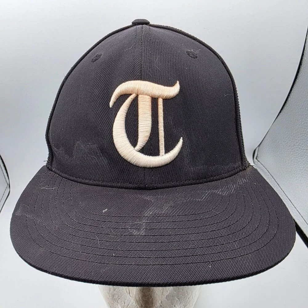 Pacific Headwear D-Series 405 S/M Black Mesh Trucker Baseball Hat Adjustable